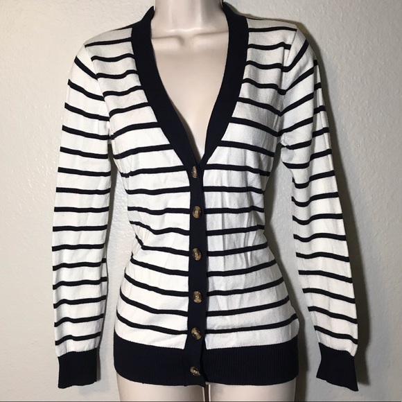 Forever 21 Sweaters - Forever 21 striped button up Cardigan